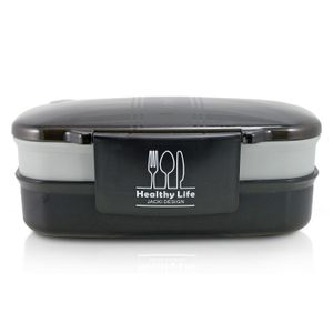 Pote Marmita com 2 Andares Concept 1,2l Preto - Jacki Design