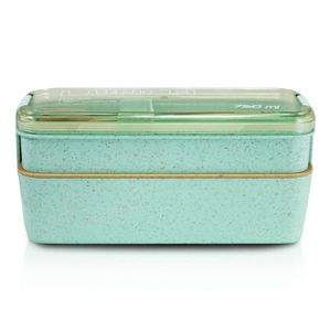 Pote para Marmita com 2 Andares Fitness 750mL Verde - Jacki Design