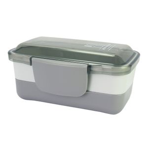 Pote para Marmita com 2 Andares Joy 950mL Cinza - Jacki Design