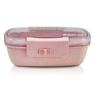 Pote para Marmita Fitness 650mL Rosa - Jacki Design