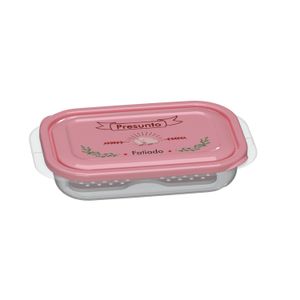 Porta Frios com Escorredor Rosa - Nitron