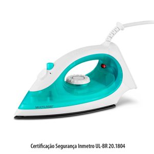 Ferro de Passar Roupa a Vapor e Seco 1250w Verde - Multi