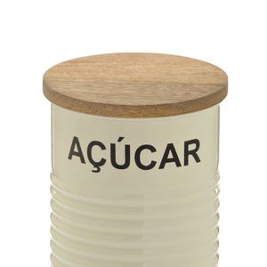 Pote de Açucar 950mL Bege Madeira - Espressione