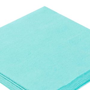 Guardanapo de Papel Folha Dupla 20 Unidades 25cm Verde Água - Silver Plastic