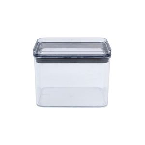 Pote de Mantimentos Quadrado 800mL Transparente - Oikos