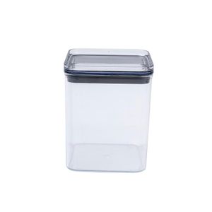 Pote de Mantimentos Quadrado 870mL Transparente - Oikos