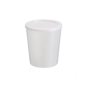 Balde de Pipoca com Tampa 11,7cm Transparente - Oldaniplast