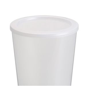 Balde de Pipoca com Tampa 11,7cm Transparente - Oldaniplast