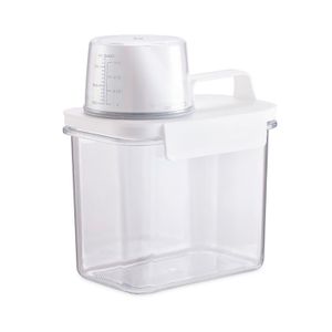 Pote com Copo Medidor 1,1l Branco - Oikos