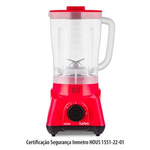 Liquidificador Turbo 2,1l Home 550w Vermelho - Multi