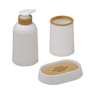 Kit Banheiro 3 Peças Branco - Espressione