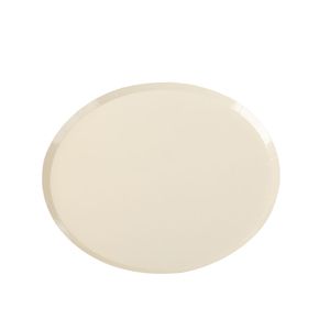 Prato Descartável com 8 Unidades 18cm Candy Amarelo - Silver Plastic
