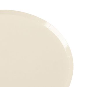 Prato Descartável com 8 Unidades 18cm Candy Amarelo - Silver Plastic