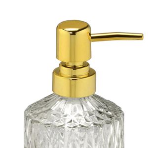 Dispenser 450mL Transparente Dourado - Espressione