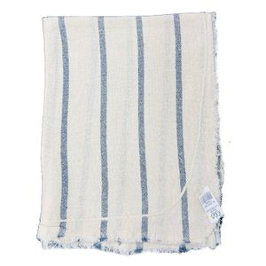Saco Listrado 58x78cm Azul e Cinza - Cca Textil