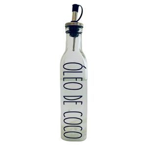 Porta Óleo de Coco Clean 260mL - Porcelana e Cia