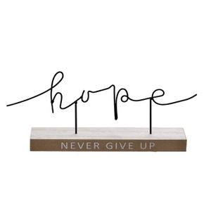Enfeite Palavra Hope - Espressione
