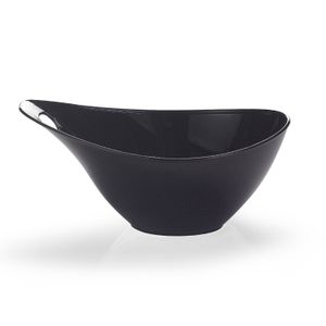 Bowl de Plástico 16,6cm Preto - Oldaniplast