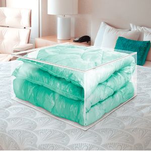 Organizador Pvc Transparente com Zíper 48x62cm - Plast Leo