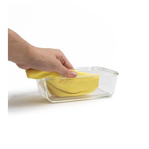 Pote Hermético Retangular 570mL Transparente - Oikos