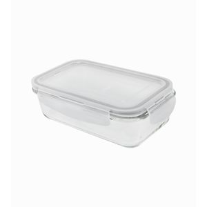 Pote Hermético Retangular 1,5l Transparente - Oikos