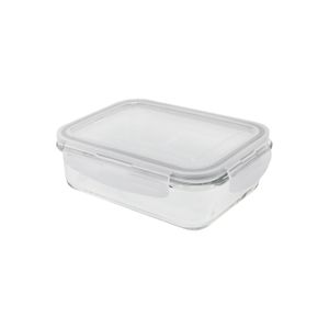 Pote Hermético Retangular 1,04l Transparente - Oikos