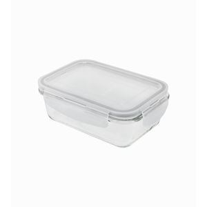 Pote Hermético Retangular 330mL Transparente - Oikos