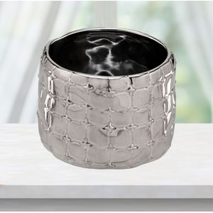 Cachepot para Vaso 13cm Prata - Espressione