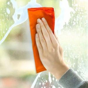 Flanela Pano de Limpeza 28x38cm Laranja - Cca Textil