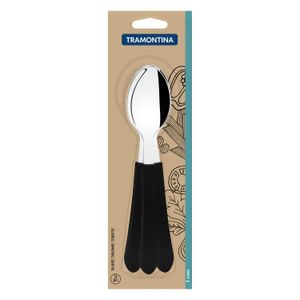 Conjunto de Colher De Mesa Leme 3 Peças Preto - Tramontina