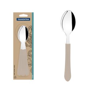 Conjunto de Colher De Mesa Leme 3 Peças Cinza - Tramontina