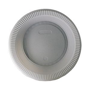 Prato Raso Descartável 21cm 10 Unidades Branco - Bello Festas