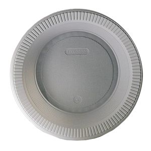 Prato Raso Descartável 26cm 10 Unidades Branco - Bello Festas