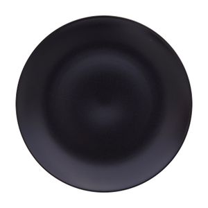 Prato Raso Color Home de Cerâmica 27cm Preto - Copa&cia