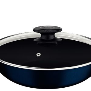 Panela Wok com Tampa Antiaderente Ravena 3,3l 28cm Azul - Tramontina
