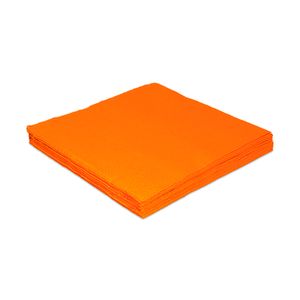 Guardanapo de Papel Folha Dupla 20 Unidades 25cm Laranja - Silver Plastic