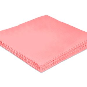 Guardanapo de Papel Folha Dupla 20 Unidades 25cm Rosa Bebê - Silver Plastic