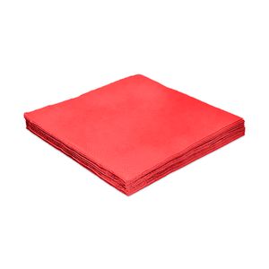Guardanapo de Papel Folha Dupla 20 Unidades 25cm Vermelho - Silver Plastic