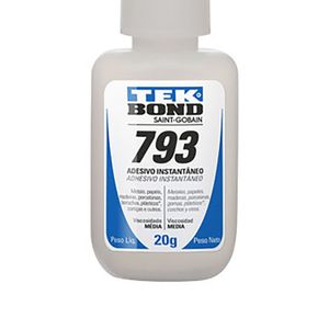 Cola Instantânea 793 para Reparo Multiuso com Bico 20g - Tekbond