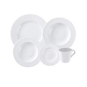 Aparelho de Jantar De Porcelana com 20 Peças Ingrid - Tramontina