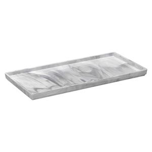 Bandeja Organizadora para Banheiro Mármore Branco - Coza