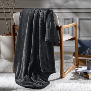 Cobertor Plush Tweed Ônix Queen - Hedrons