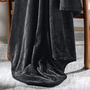 Cobertor Plush Tweed Ônix Queen - Hedrons