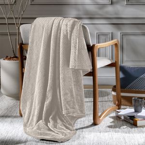 Cobertor Plush Tweed Chiffon Solteiro - Hedrons