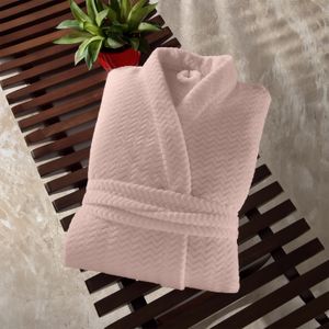 Roupão Plush Tweed G Rosa Tule - Hedrons