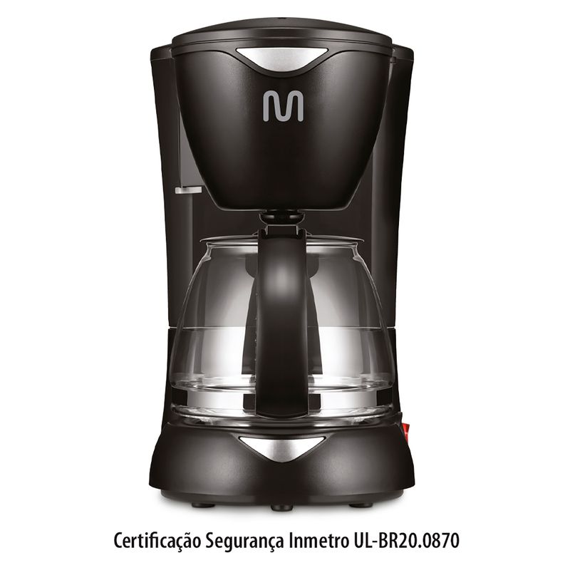 Cafeteira Elétrica Multilaser Gourmet Preto 110v - Be01