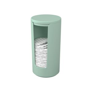 Porta Algodão com Tampa Serene 13,6cm Verde Jade - Coza