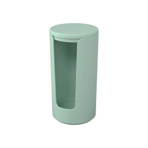 Porta Algodão com Tampa Serene 13,6cm Verde Jade - Coza