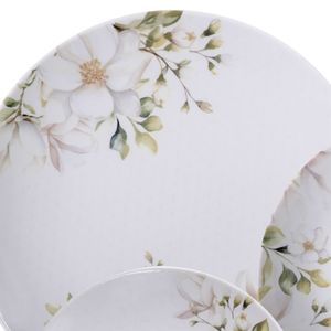 Aparelho de Jantar De Porcelana com 20 Peças Magnólia - Tramontina