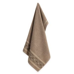 Toalha de Rosto Abrantes Taupe e Marrom - Karsten